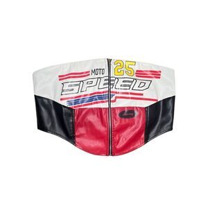 NWT Fashion Nova I Always With Faux Leather Front Zip Tube Top